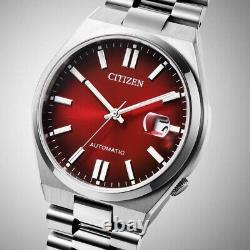 Montre pour homme Citizen Tsuyosa NJ0150-56W automatique cadran rouge saphir