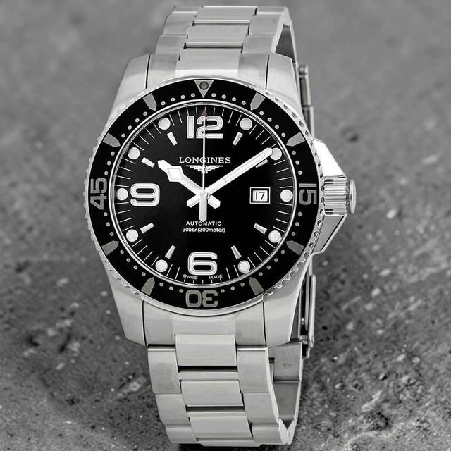 Montre Pour Homme Longines Hydroconquest L3.841.4.56.6 Automatique 44 Mm Cadr