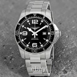Montre pour homme Longines Hydroconquest L3.841.4.56.6 automatique 44 mm cadr