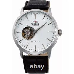 Montre pour homme Orient Open Heart automatique cadran blanc bracelet en
