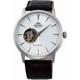 Montre Pour Homme Orient Open Heart Automatique Cadran Blanc Bracelet En