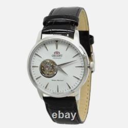 Montre pour homme Orient Open Heart automatique cadran blanc bracelet en