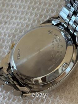 Montre pour homme Seiko 5 Automatic 7S26-3110 lunette cannelée dorée deux