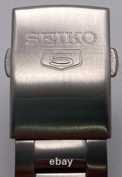 Montre pour homme Seiko 5 automatique cadran noir bracelet en acier SNK617K1