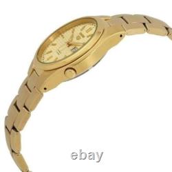 Montre pour homme Seiko 5 automatique entièrement dorée PVD en acier inoxydab Montre pour homme Seiko 5 automatique entièrement dorée PVD en acier inoxydab