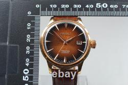 Montre pour homme Seiko Presage 4R35-01T0 cadran marron date automatique 40 m Montre pour homme Seiko Presage 4R35-01T0 cadran marron date automatique 40 m