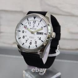 Montre pour homme Westar 80019STN101 automatique cadran blanc date jour en