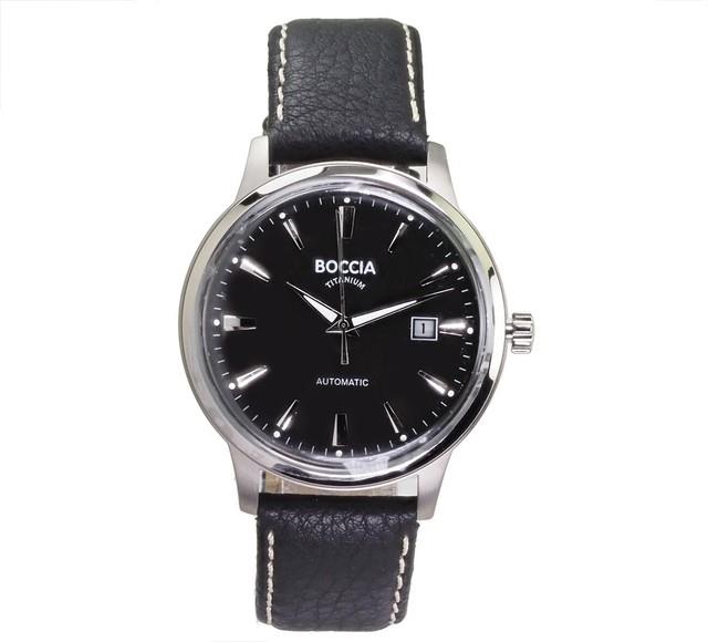 Montre Pour Homme Pétanque Automatique Titane 3586-02 Verre Saphir 42 Mm Neuve