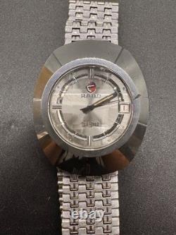 Montre ronde automatique homme RADO DiaStar cadran argenté occasion