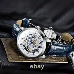Montre squelette automatique pour homme Pagani Design en acier inoxydable 100