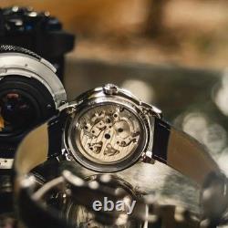 Montre squelette automatique pour homme Pagani Design en acier inoxydable 100