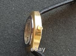 Montre suisse automatique homme ELVIA pl OR day-date ETA 2789 révisée garantie