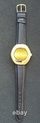 Montre suisse automatique homme ELVIA pl OR day-date ETA 2789 révisée garantie