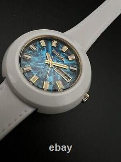 Montre vintage Citizen automatique céramique 42mm rare