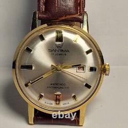 Montre vintage SANTIMA Watch 17 jewels SWISS Mechanical de Rare Men Originall