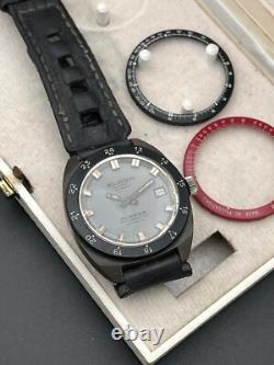 Montre vintage rare Eloga Flipper automatique tropical 20atm jeux olympique 37mm Montre vintage rare Eloga Flipper automatique tropical 20atm jeux olympique 37mm