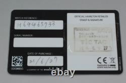 NEUF Montre automatique pour homme Hamilton Khaki Field King H644650