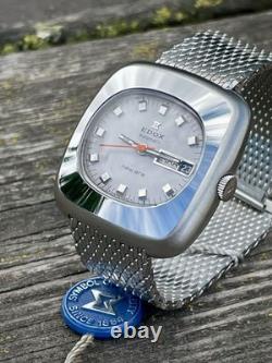 NOS Montre Automatique Vintage Edox New Era 37 mm