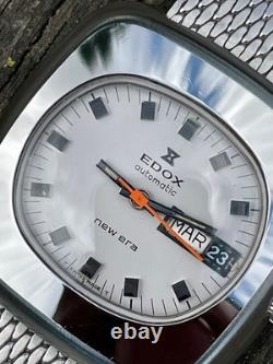 NOS Montre Automatique Vintage Edox New Era 37 mm