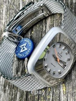 NOS Montre Automatique Vintage Edox New Era 37 mm