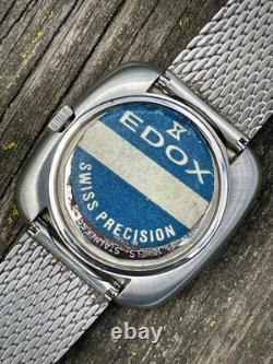 NOS Montre Automatique Vintage Edox New Era 37 mm