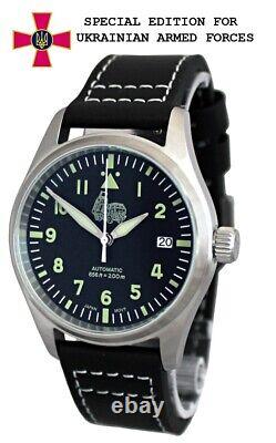 New! Mechanical Military Watch with Japan Automatic Movement NH35A! Fr