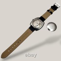 Noname Day Date Automatic 1970s 37mm Duromat 7526 Vintage Watch Fully Working