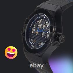 Nouvelle montre automatique Maserati Potenza pour homme R8821108009 noire