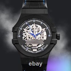 Nouvelle montre automatique Maserati Potenza pour homme R8821108009 noire