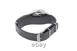 ORIENT Mako 40 Mm Cuir Lilas RA-AC0Q07V Montre Homme Automatique Sub 200 Mètres