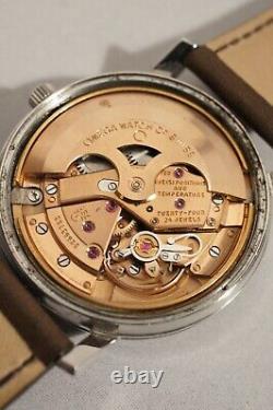 Omega Constellation Acier Automatique, Double Date, Certifie Chronometre, 1968