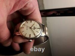 Omega Seamaster Deville rose 18k gp vintage montre automatique
