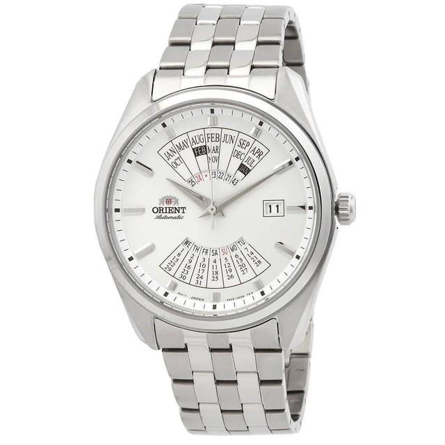 Orient Ra-ba0004s10b Cadran Blanc Automatique Acier Inoxydable Pour Des Hommes