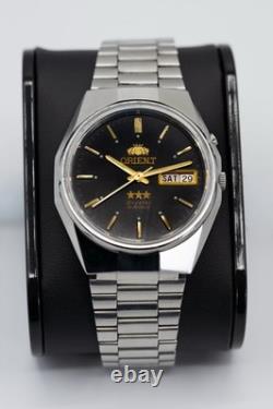 Orient Tri Star Révisée Automatique (46943) jour/date cadran noir acier
