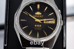 Orient Tri Star Révisée Automatique (46943) jour/date cadran noir acier