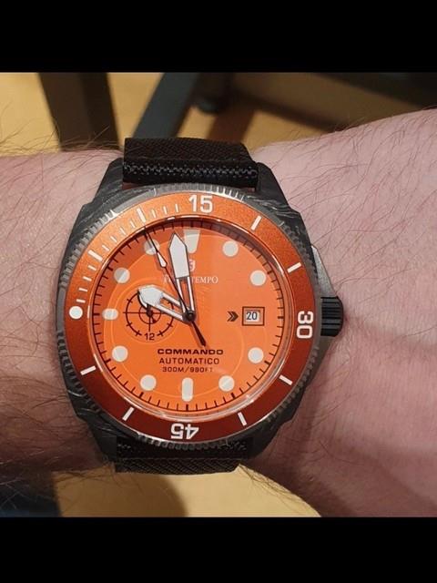 Orologio Diver Titanio E Carbone