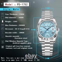 PAGANI DESIGN COLLECTION SILVER & BLUE Automatic Men's Watch Montre Homme
