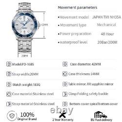 PAGANI DESIGN Collection WHITE & BLUE Montre Homme Automatique Men's Watch