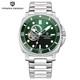 Pagani Design Silver Green Color Montre Homme Automatique Men's Watch