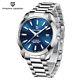 Pagani Design Automatique Montre Homme Couleur Bleu En Acier Inoxydable