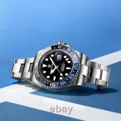 Pagani Design GMT Montre Homme Automatique Mécanique Verre Saphir Synthétique Pagani Design GMT Montre Homme Automatique Mécanique Verre Saphir Synthétique