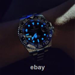 Pagani Design GMT Montre Homme Automatique Mécanique Verre Saphir Synthétique Pagani Design GMT Montre Homme Automatique Mécanique Verre Saphir Synthétique