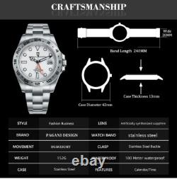 Pagani Design Montre Homme GMT Automatique mécanique Analogique Plongée Calen Pagani Design Montre Homme GMT Automatique mécanique Analogique Plongée Calen
