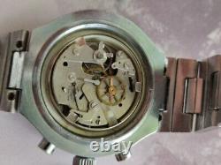 Perfect Ruhla Flyback Diver Chronograph Vintage Ddr Gdr East Germany 1974