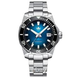 Phoibos LEVIATHAN 200M Acier Automatique Bleu Céramique Plongée Montre Homme