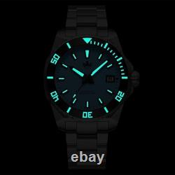 Phoibos LEVIATHAN 200M Acier Automatique Bleu Céramique Plongée Montre Homme