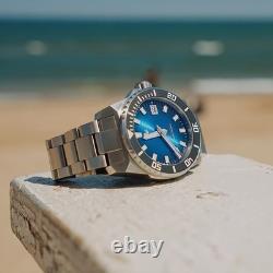 Phoibos LEVIATHAN 200M Acier Automatique Bleu Céramique Plongée Montre Homme