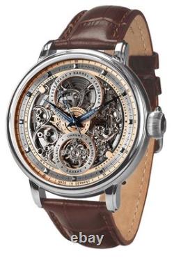 Poljot International Montre Automatique Homme Hermitage Braun / Argent Poljot International Montre Automatique Homme Hermitage Braun / Argent