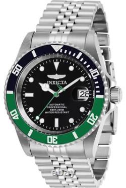 Pro Diver Montre Homme Automatique en Acier Inoxydable 42 mm Argent / Vert Pro Diver Montre Homme Automatique en Acier Inoxydable 42 mm Argent / Vert