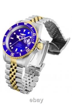 Pro Diver Montre Homme Automatique en Acier Inoxydable 42 mm Bicolore / Bleu Pro Diver Montre Homme Automatique en Acier Inoxydable 42 mm Bicolore / Bleu